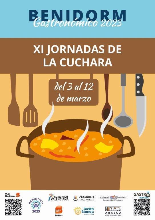 Cartel XI Jornadas de la Cuchara de Benidorm